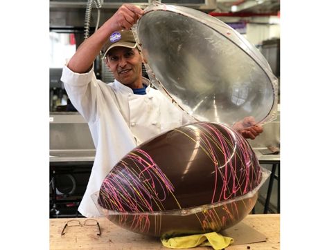 Giant Gourmet Chocolate Easter Egg