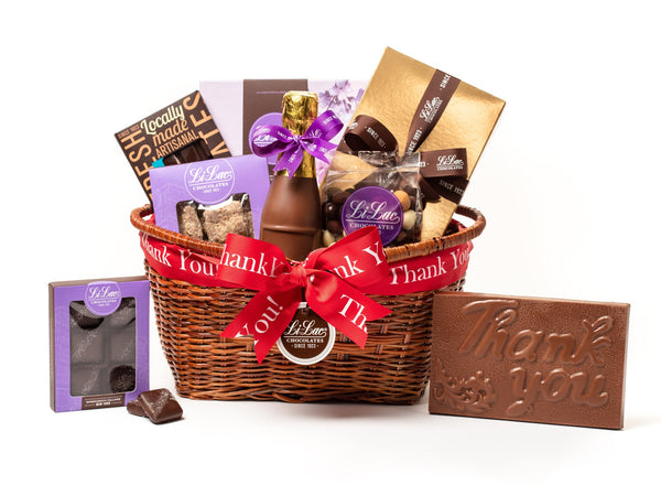 Thank You Chocolate Gift Basket | Li-Lac Chocolates